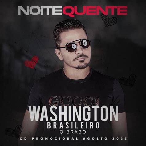 WASHINGTON BRASILEIRO CD PROMOCIONAL AGOSTO .